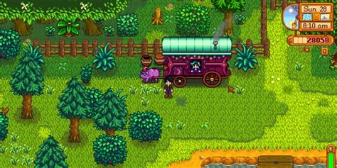 where is the traveling cart in stardew valley